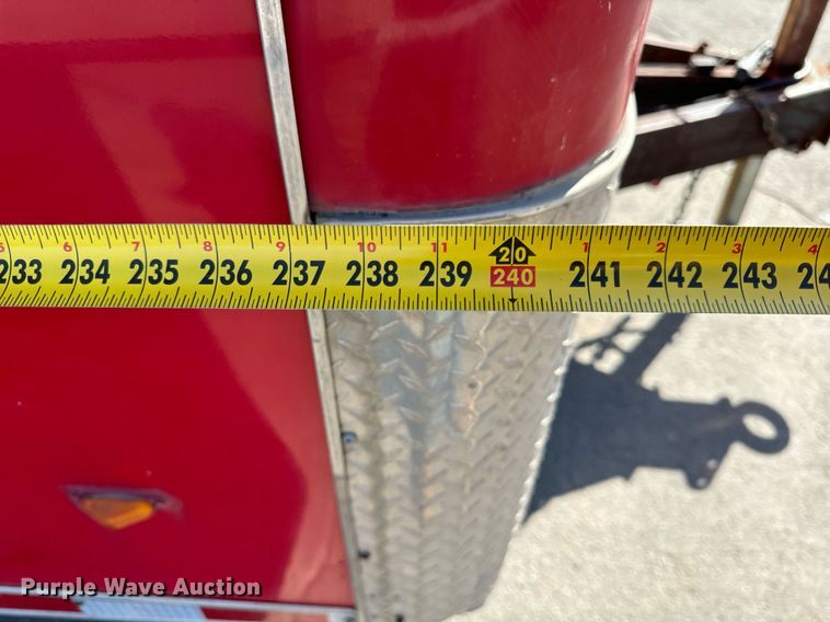 image for item DT2034 2001 Hilbilt Trailers enclosed cargo trailer