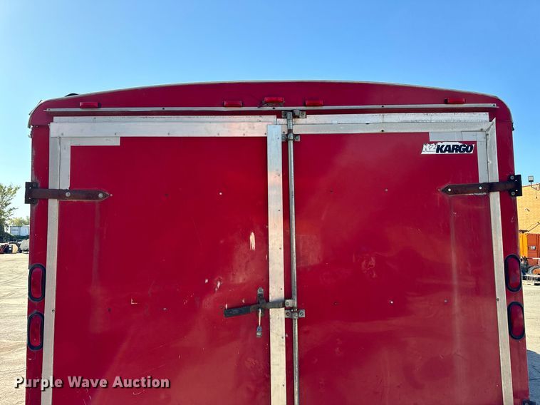 image for item DT2034 2001 Hilbilt Trailers enclosed cargo trailer