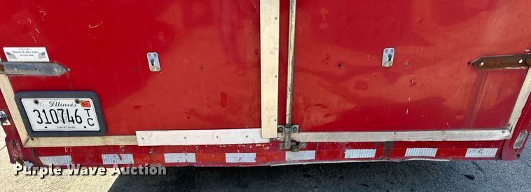 image for item DT2034 2001 Hilbilt Trailers enclosed cargo trailer