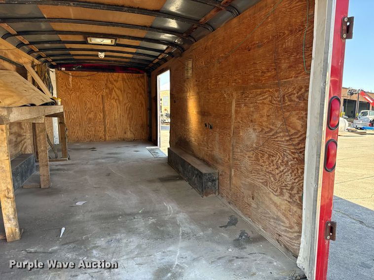 image for item DT2034 2001 Hilbilt Trailers enclosed cargo trailer