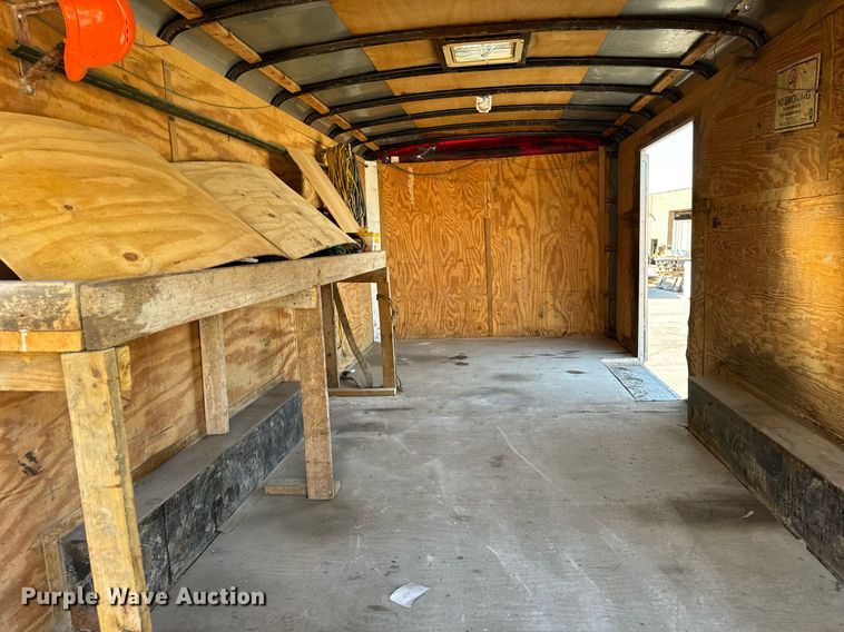 image for item DT2034 2001 Hilbilt Trailers enclosed cargo trailer