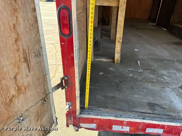 image for item DT2034 2001 Hilbilt Trailers enclosed cargo trailer