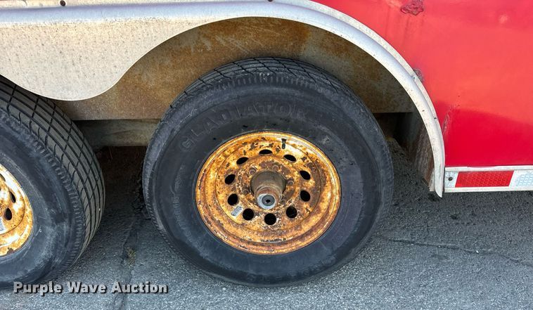 image for item DT2034 2001 Hilbilt Trailers enclosed cargo trailer