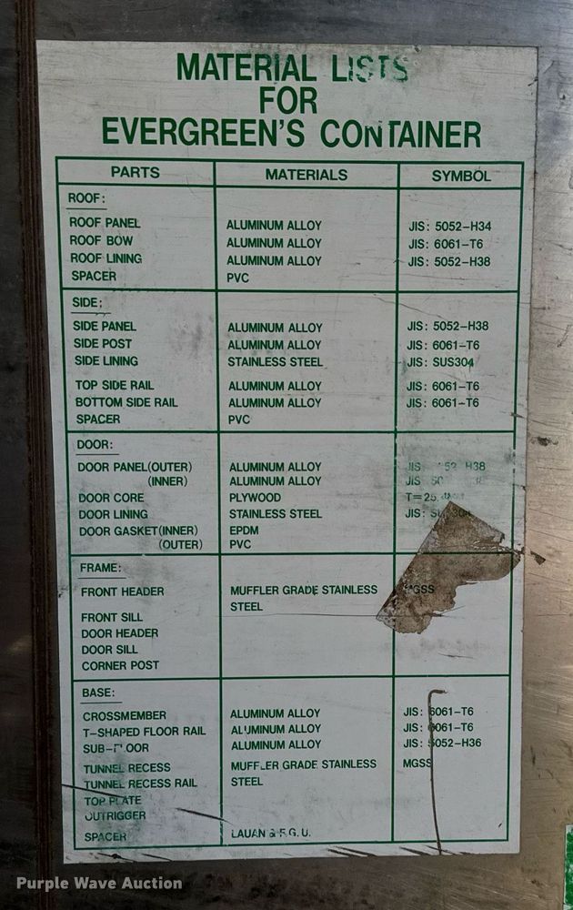 image for item DU3028 Refrigerated storage container 
