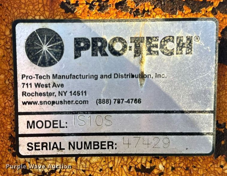 image for item DV5965 ProTech  IS10S snow pusher