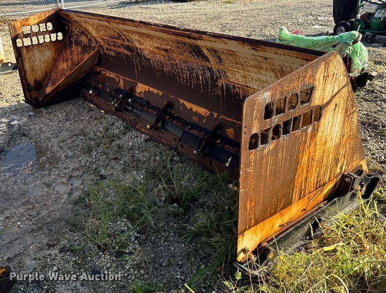 image for item DV5966 ProTech  IS10S skid steer snow pusher