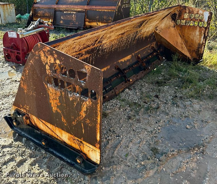 image for item DV5966 ProTech  IS10S skid steer snow pusher