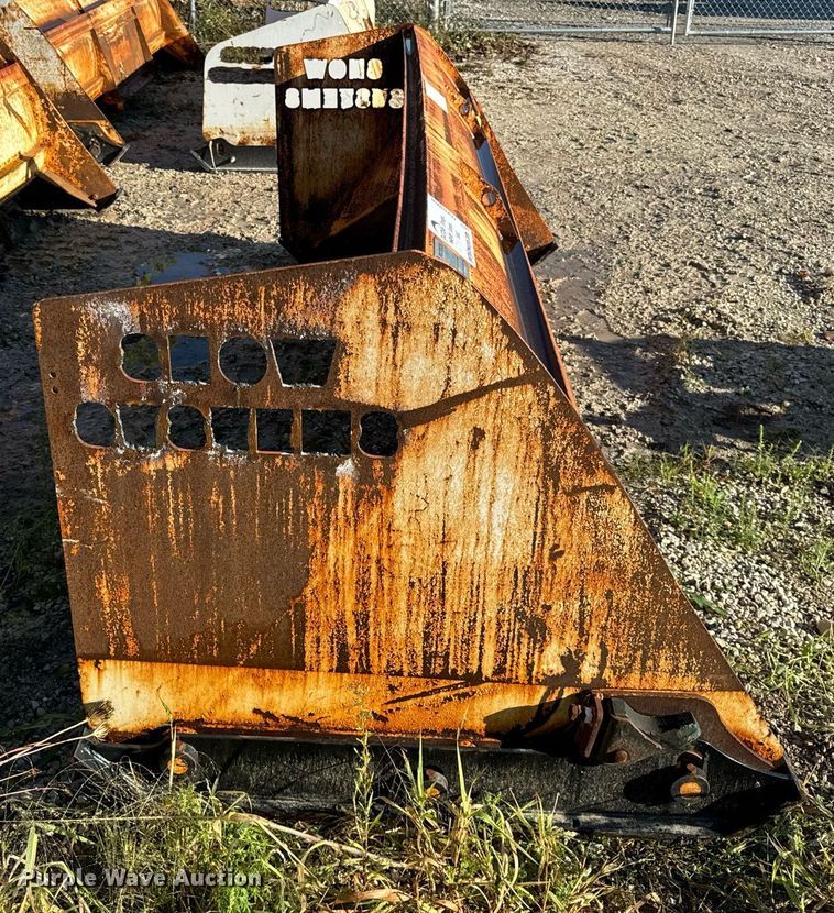 image for item DV5966 ProTech  IS10S skid steer snow pusher