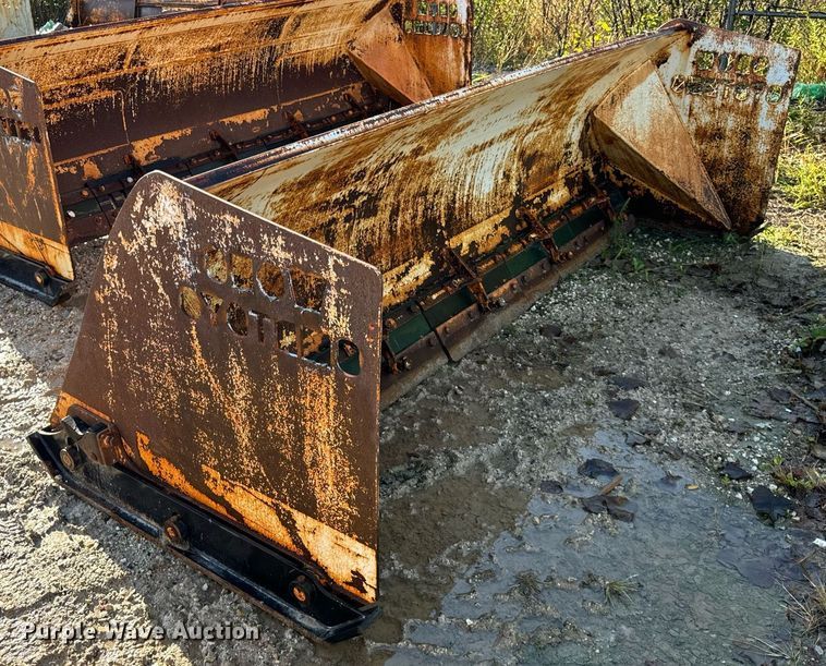 image for item DV5968 ProTech  IS10S skid steer snow pusher