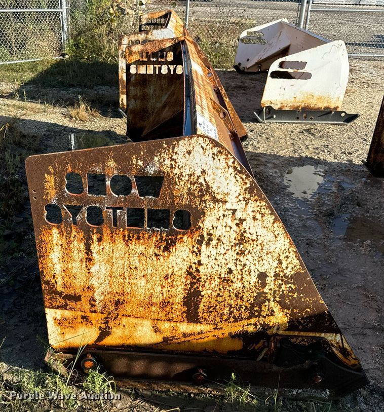 image for item DV5968 ProTech  IS10S skid steer snow pusher