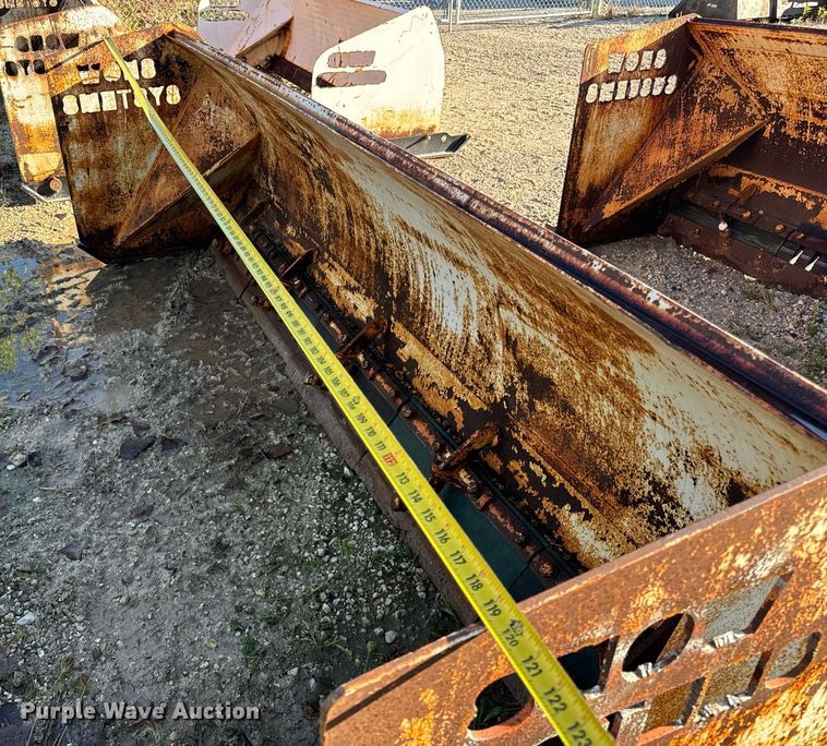 image for item DV5968 ProTech  IS10S skid steer snow pusher