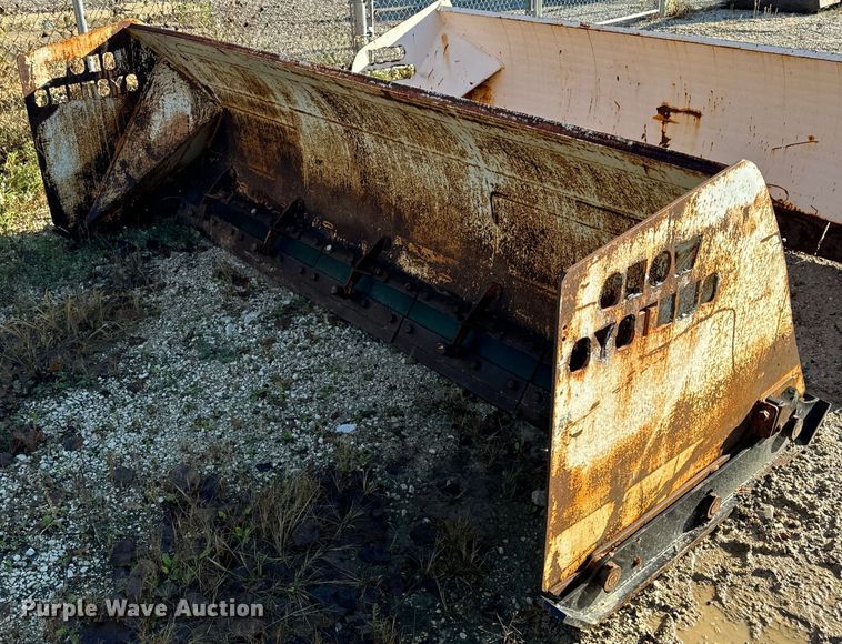 image for item DV5969 ProTech  IS10S skid steer snow pusher