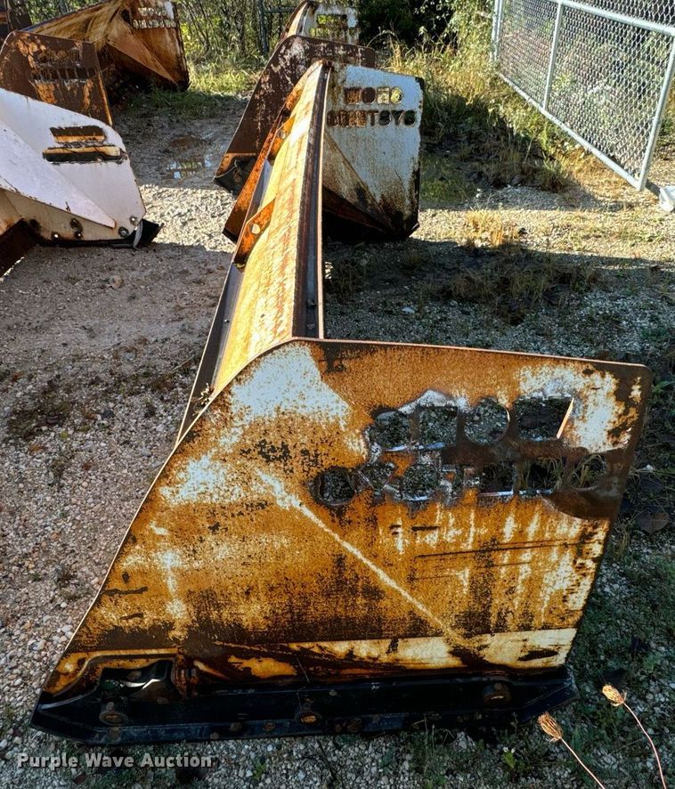 image for item DV5969 ProTech  IS10S skid steer snow pusher