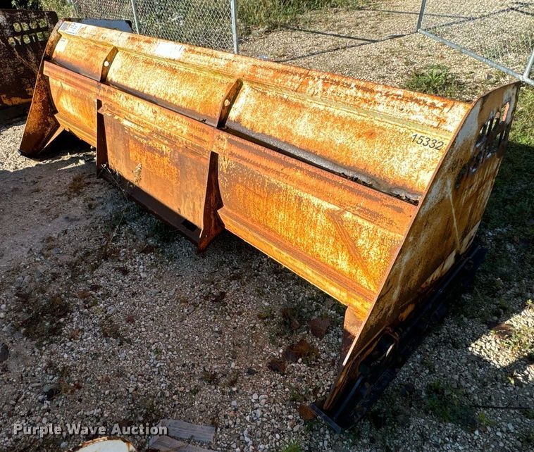 image for item DV5969 ProTech  IS10S skid steer snow pusher