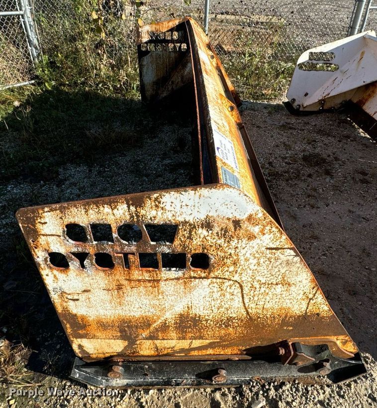 image for item DV5969 ProTech  IS10S skid steer snow pusher