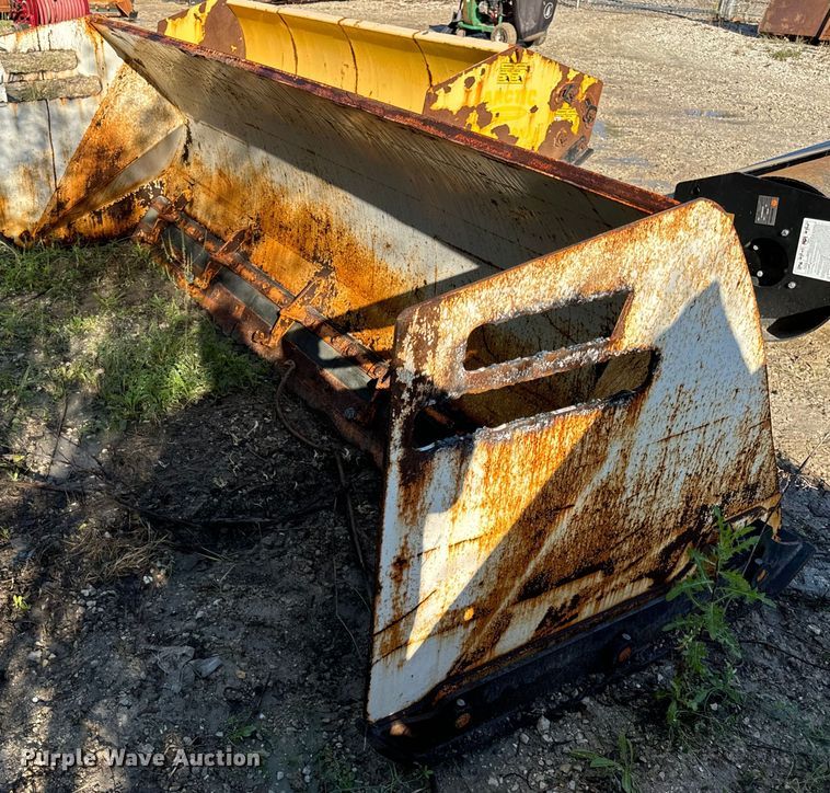 image for item DV5973 ProTech  IS10S skid steer snow pusher