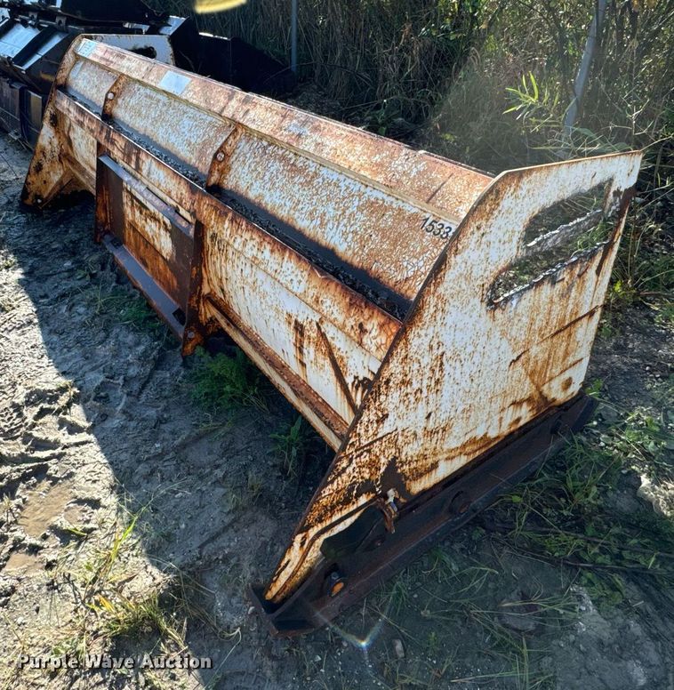 image for item DV5973 ProTech  IS10S skid steer snow pusher