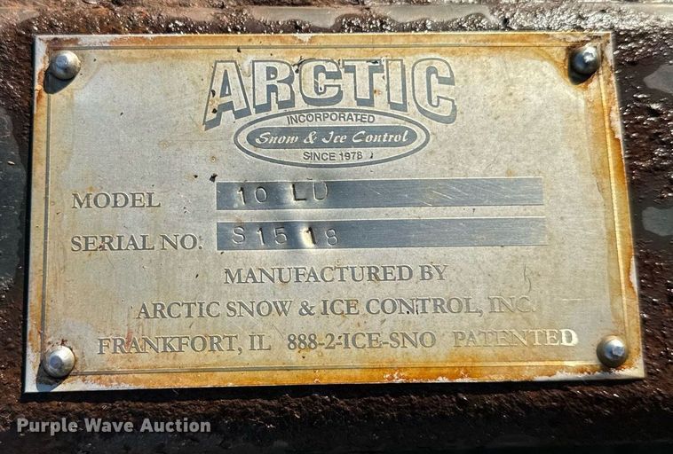 image for item DV5975 Arctic 10LD skid steer snow pusher