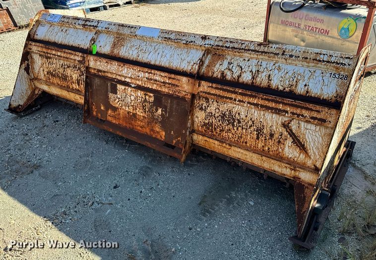 image for item DV5979 ProTech  IS10S skid steer snow pusher