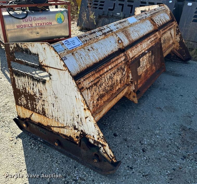 image for item DV5979 ProTech  IS10S skid steer snow pusher