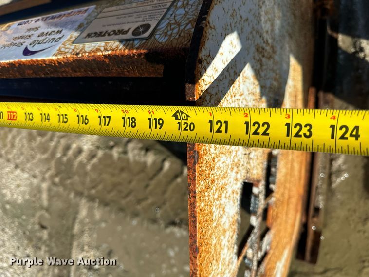 image for item DV5983 ProTech  IS10S skid steer snow pusher