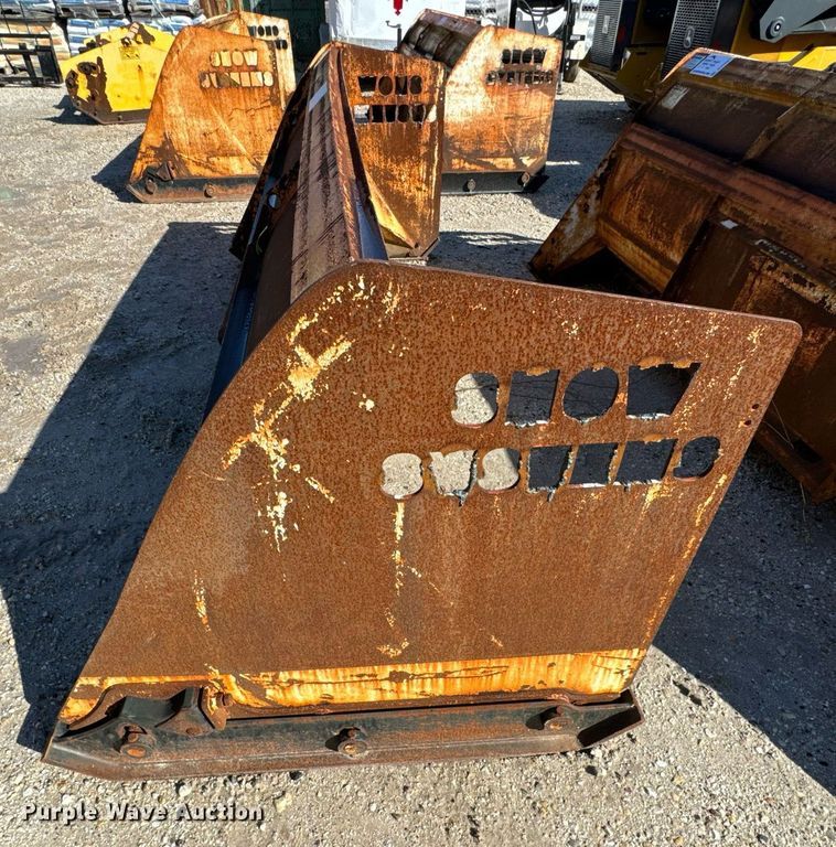 image for item DV5986 ProTech  IS10S skid steer snow pusher