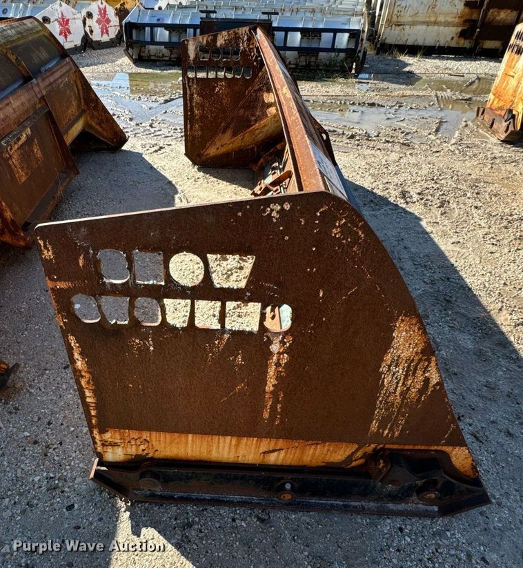 image for item DV5986 ProTech  IS10S skid steer snow pusher