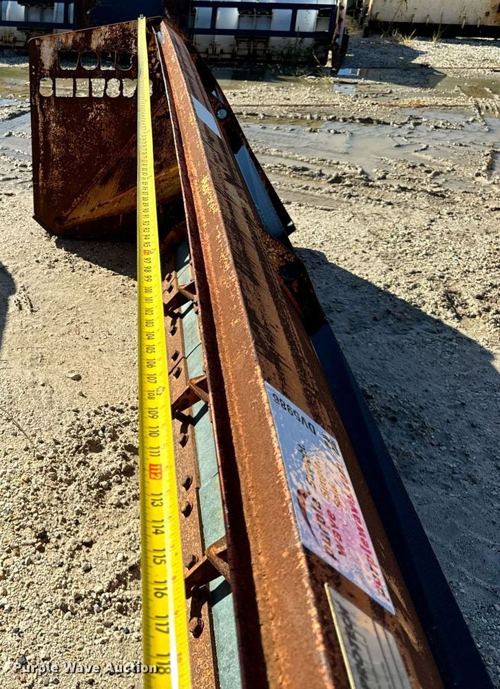 image for item DV5986 ProTech  IS10S skid steer snow pusher