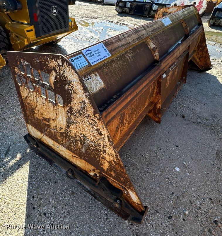 image for item DV5987 ProTech  IS10S skid steer snow pusher