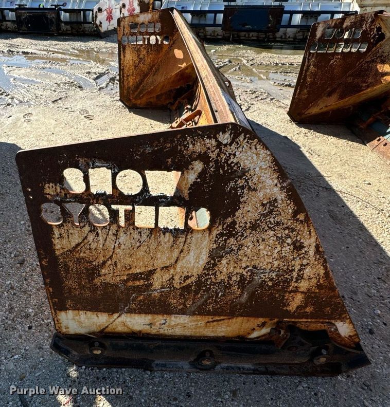 image for item DV5987 ProTech  IS10S skid steer snow pusher