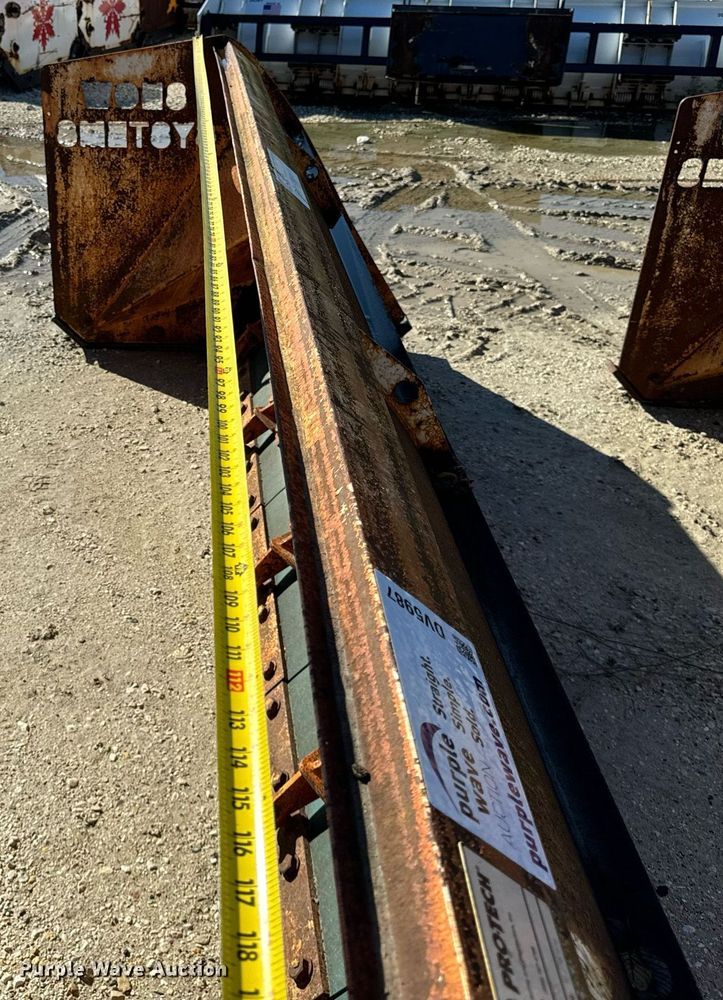 image for item DV5987 ProTech  IS10S skid steer snow pusher