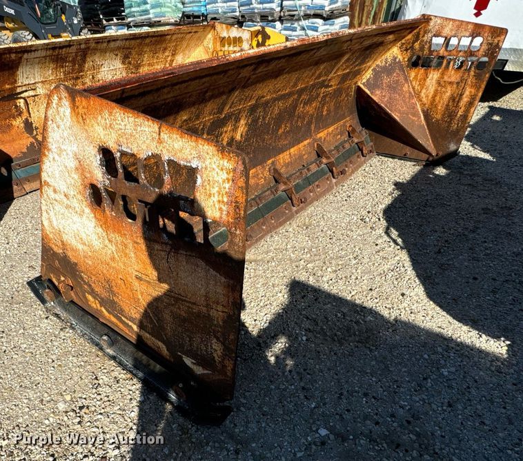 image for item DV5988 ProTech  IS10S skid steer snow pusher