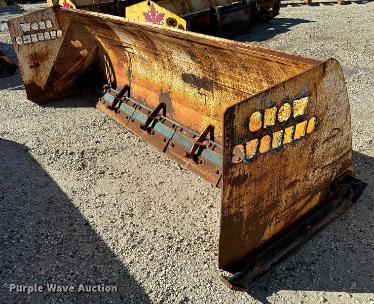 image for item DV5989 ProTech  IS10S skid steer snow pusher