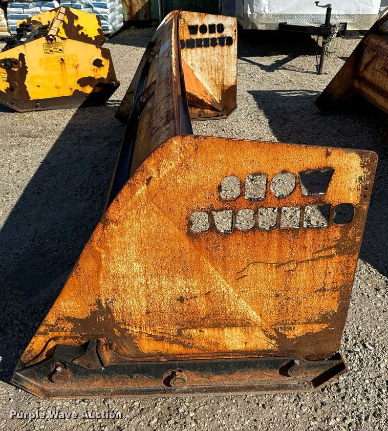 image for item DV5989 ProTech  IS10S skid steer snow pusher