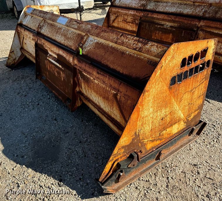 image for item DV5989 ProTech  IS10S skid steer snow pusher