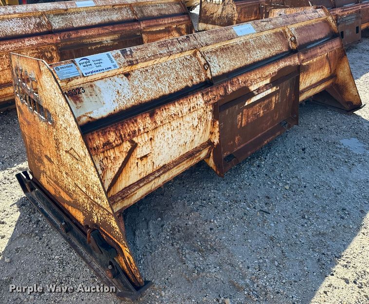 image for item DV5989 ProTech  IS10S skid steer snow pusher