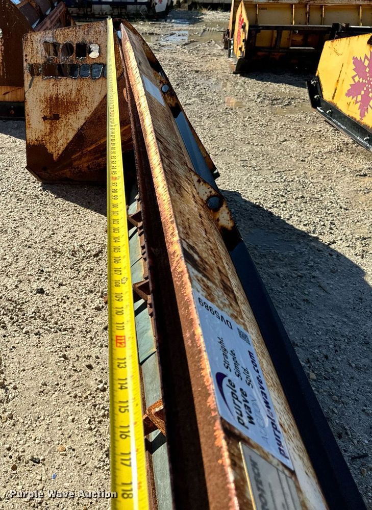 image for item DV5989 ProTech  IS10S skid steer snow pusher