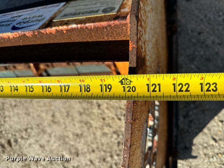 image for item DV5989 ProTech  IS10S skid steer snow pusher