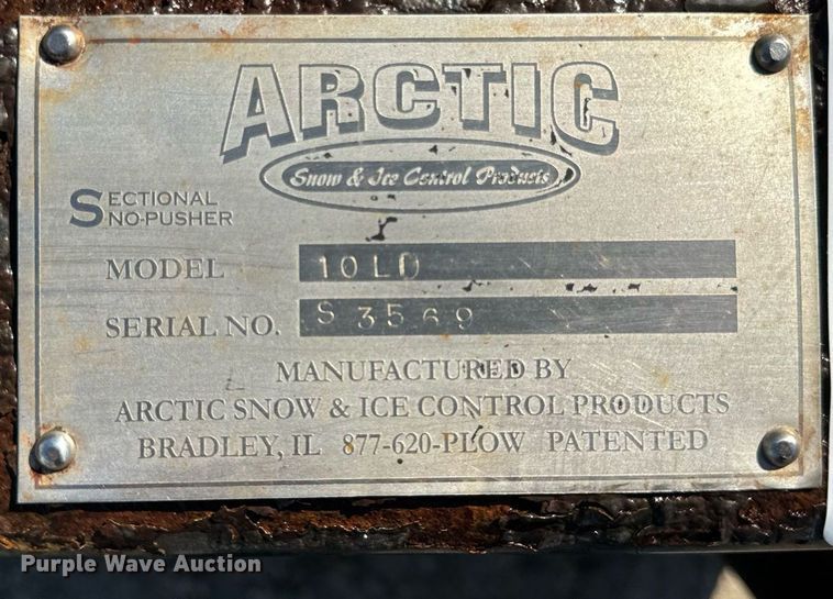 image for item DV5990 Arctic  10LD skid steer snow pusher