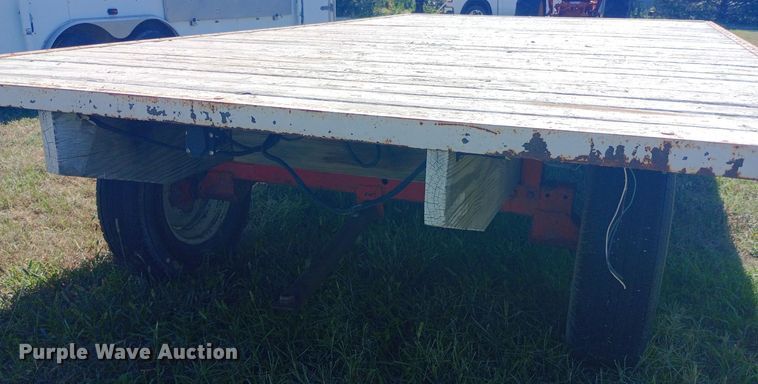 image for item DW0751 Shop built hay wagon