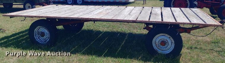 image for item DW0754 Shop built hay wagon