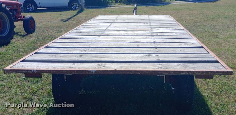 image for item DW0754 Shop built hay wagon