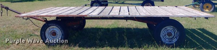 image for item DW0754 Shop built hay wagon