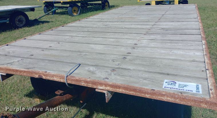 image for item DW0754 Shop built hay wagon