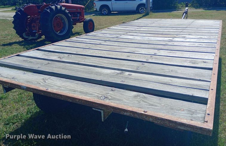 image for item DW0754 Shop built hay wagon