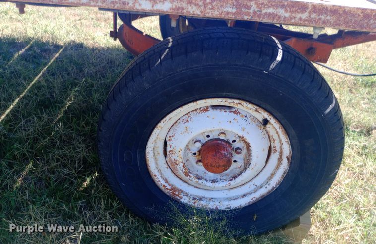 image for item DW0754 Shop built hay wagon