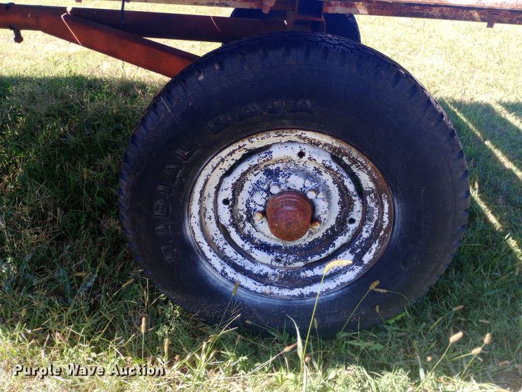 image for item DW0754 Shop built hay wagon