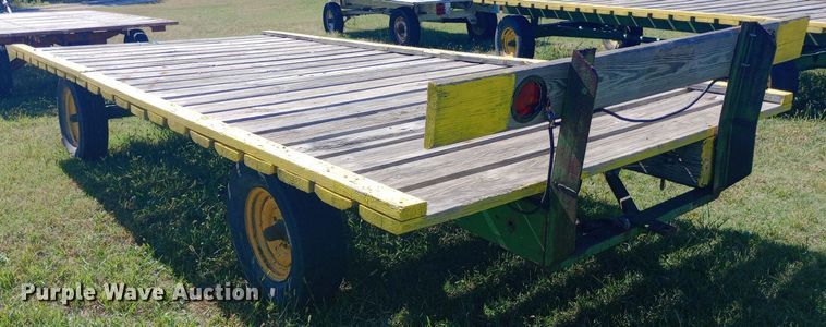 image for item DW0755 Shop built hay wagon