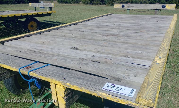 image for item DW0755 Shop built hay wagon