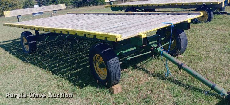 image for item DW0756 Shop built hay wagon